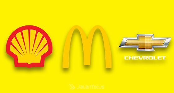 Fakta Warna Logo Populer Kuning