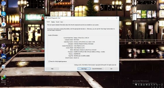 Langkah Dua Cara Cek Spesifikasi Laptop Lewat Dxdiag 6db47