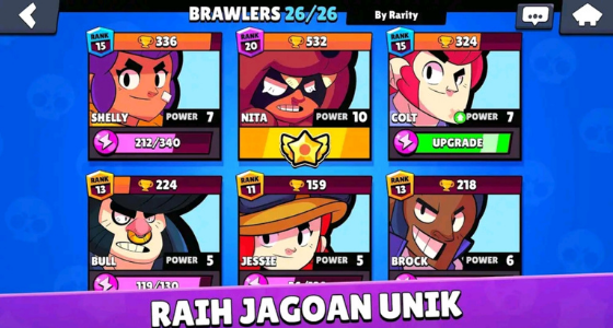 Karakter Brawl Stars Mod Apk F3630