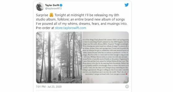 Ekspresi Taylor Swift Di Twitter Cca74