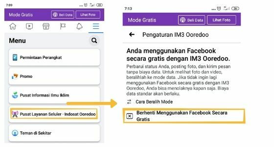 Cara Mengubah Fb Gratis Ke Mode Data 08dc4