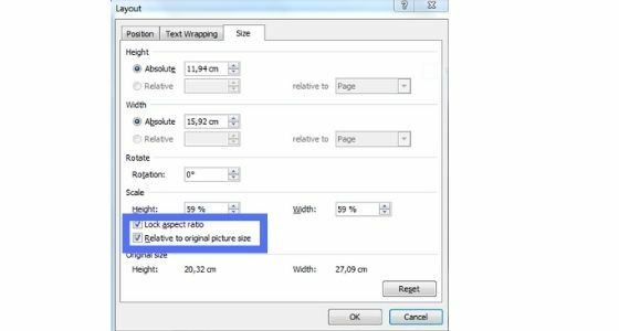 Mengatur Ukuran Foto Di Microsoft Word 621ce
