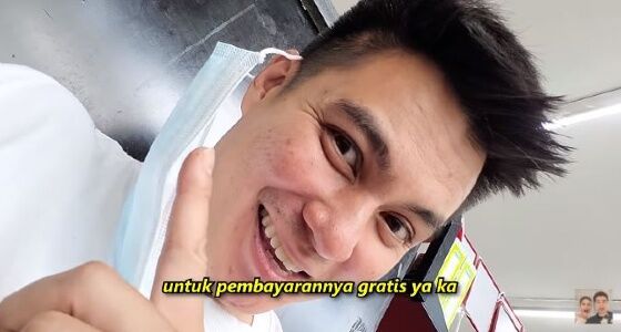 Baim Wong Traktir Belanjaan Pengunjung Mini Market 08ec1
