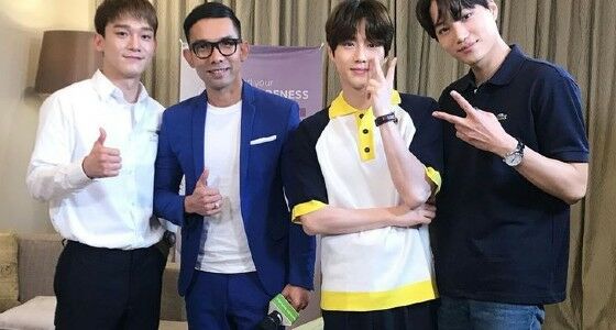 Indra Herlambang Dengan Member EXO 7506a
