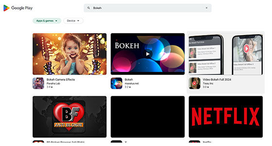 Cara Download Video Bokeh Di Playstore Fd9ec