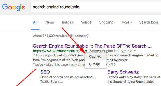 Google Cache Cc8af
