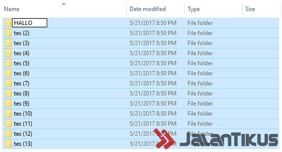 Cara Mengganti Nama Folder Sekaligus 6