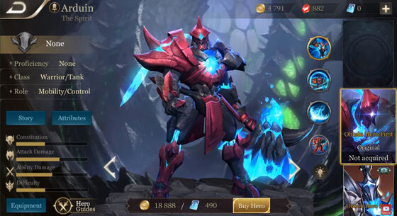 Hero Warrior Thane Arena Of Valor 03