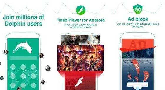 Aplikasi Browser Tercepat Dolphin Browser Custom 57108