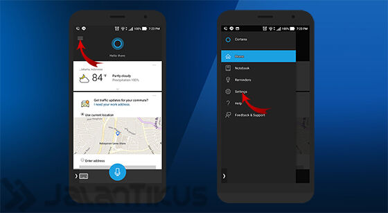 Mengatur Cortana
