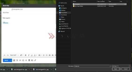 Cara Mengirim File Lewat Email Di Laptop F1f61