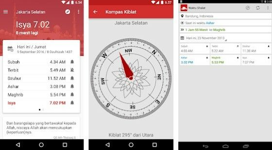 Aplikasi Waktu Shalat Imsak Dan Kiblat Fc107