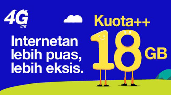 Paket Internet 3 Kuotaplus 130fc