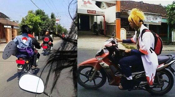 Naruto Naik Motor 93615