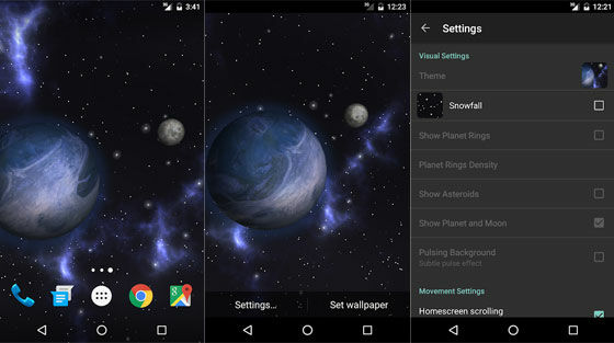 Aplikasi Wallpaper Bergerak Android Gyrospace E844f