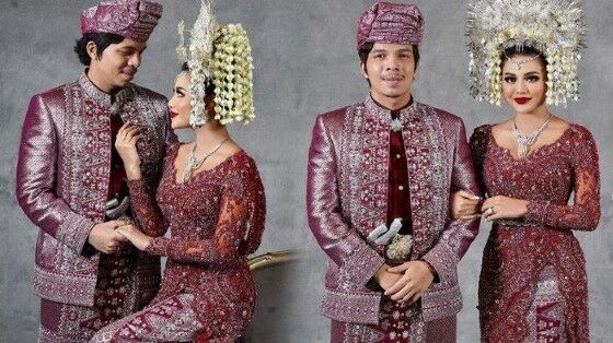 Artis Yang Menikah Menggunakan Pakaian Adat 87078