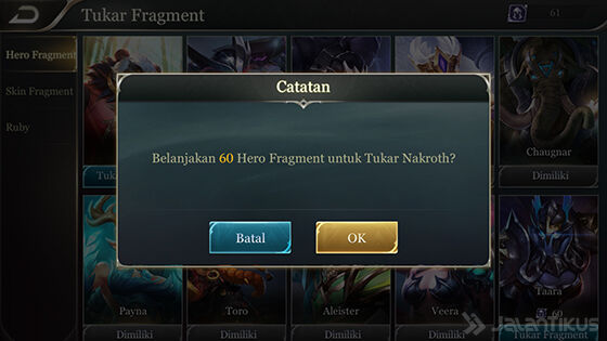 Event Fragment Zaman Now Arena Of Valor 6