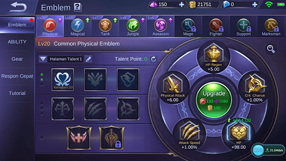 Emblem Update Mobile Legends 1 2 48