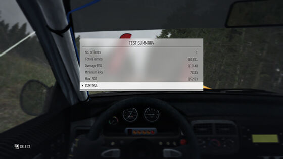 Benchmark DiRT Rally