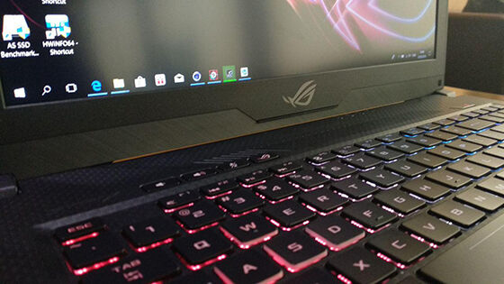 Penampilan ASUS ROG Strix GL503VS Scar Edition