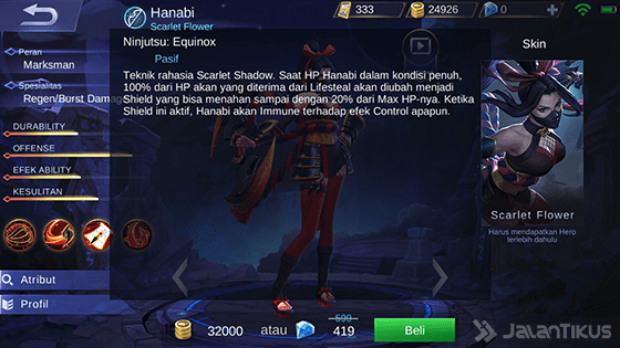 Skill Pasif Hanabi Mobile Legends 18dca