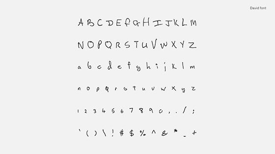 Font Unik Songwriter Font David Bowie 2 B7334