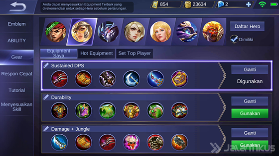Gear Freya Mobile Legends 12a4d