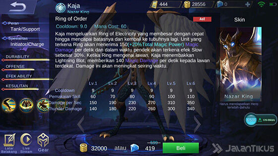 Skill 1 Kaja Mobile Legends A4849