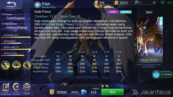 Skill 2 Kaja Mobile Legends 92d01