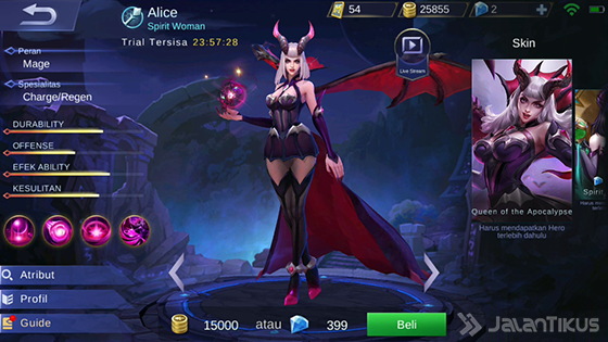 Hero Alice Mobile Legends