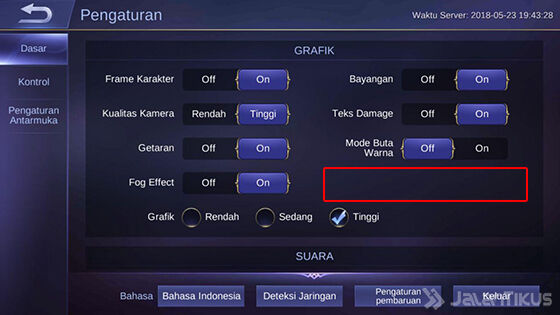 Cara Mengaktifkan Mode High Frame Rate Mobile Legends 1 B6801