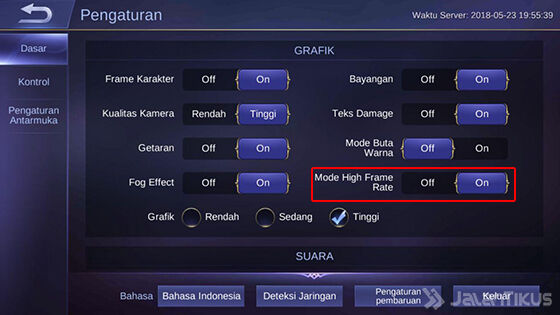 Cara Mengaktifkan Mode High Frame Rate Mobile Legends 5 074f4