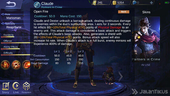Skill 3 Claude Mobile Legends Fe52e