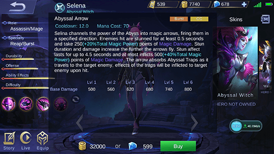 Skill 2 Selena Mobile Legends A 2ae44