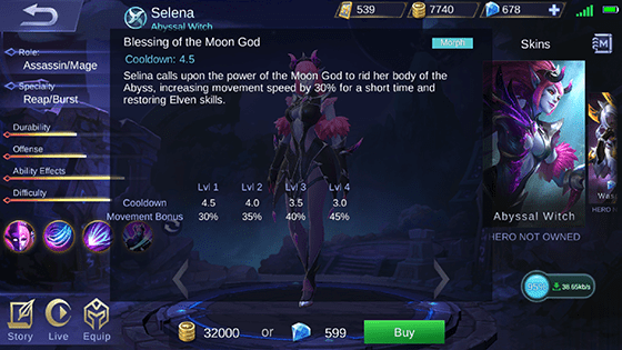 Skill 3 Selena Mobile Legends B Fa708