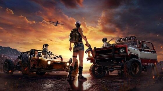 Wallpaper Pubg Hd Man 2 Cars B964f