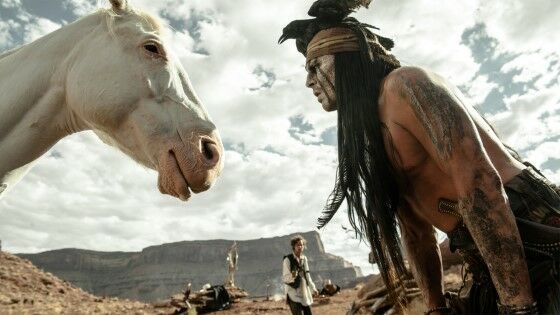 The Lone Ranger Johnny Depp Custom F5ce1