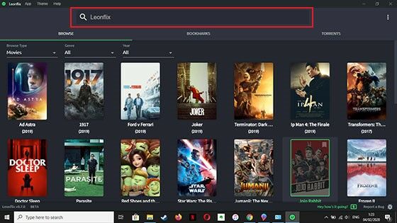 Leonflix Interface 8f0f9