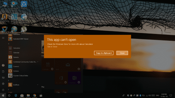 Aplikasi Bawaan Windows 10 Tidak Bisa Dibuka F6234