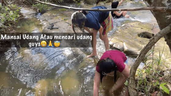 20210729100344 1 Gadis Dayak Cantik Mencari Udang Di Sungai 001 Tantiya Nimas Nuraini 59866