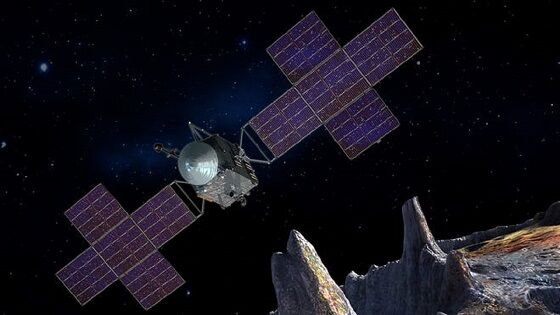 Ilustrasi Pesawat Luar Angkasa NASA Ke Asteroid 16 Psyche D3271