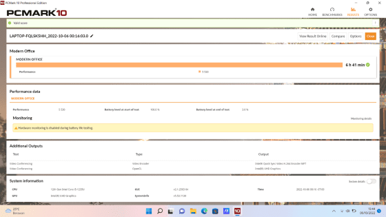 Benchmark 6 9751e