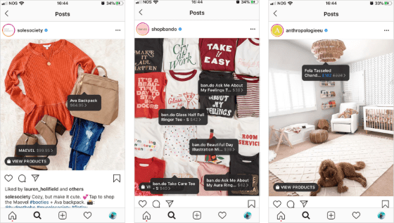 Instagram Shops C1590