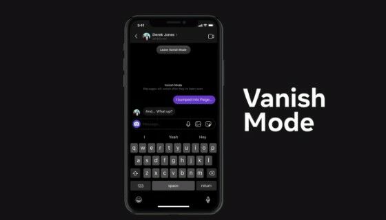 Vanish Mode Instagram Ce6e1