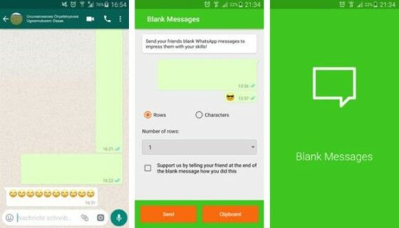 Blank Message for WhatsApp JalanTikus
