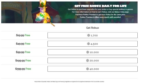 Robuxday.com Free Roblox Robux Generator Online Review