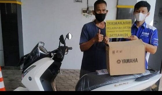 Daniel Budi Ketika Proses Pembelian Yamaha Lexi Motorplus Online 560b2
