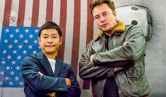 Elon Musk Dan Yusaku Maezawa 427b3