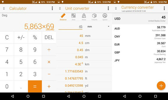 Aplikasi Kalkulator Android 5