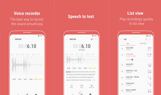 Aplikasi Perekam Suara Samsung Voice Recorder 2d6b9